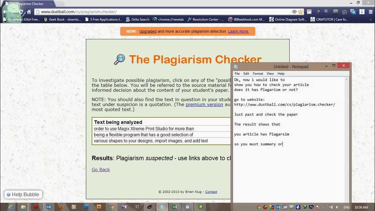 dustball plagiarism checker