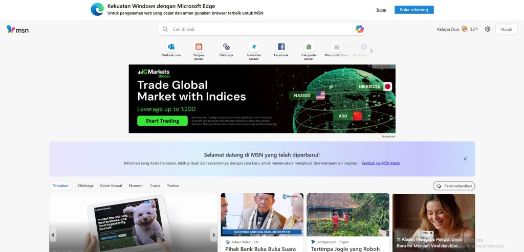 MSN search engine