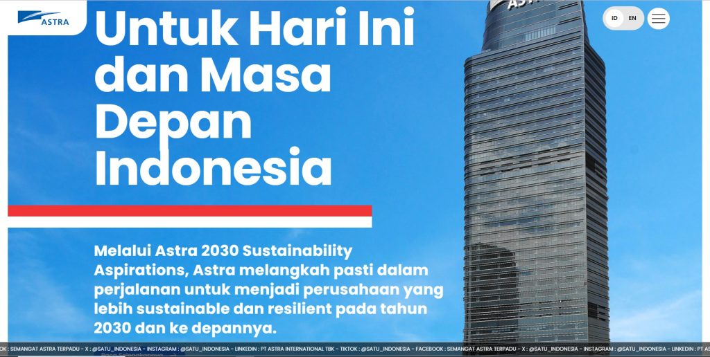 contoh situs web bisnis