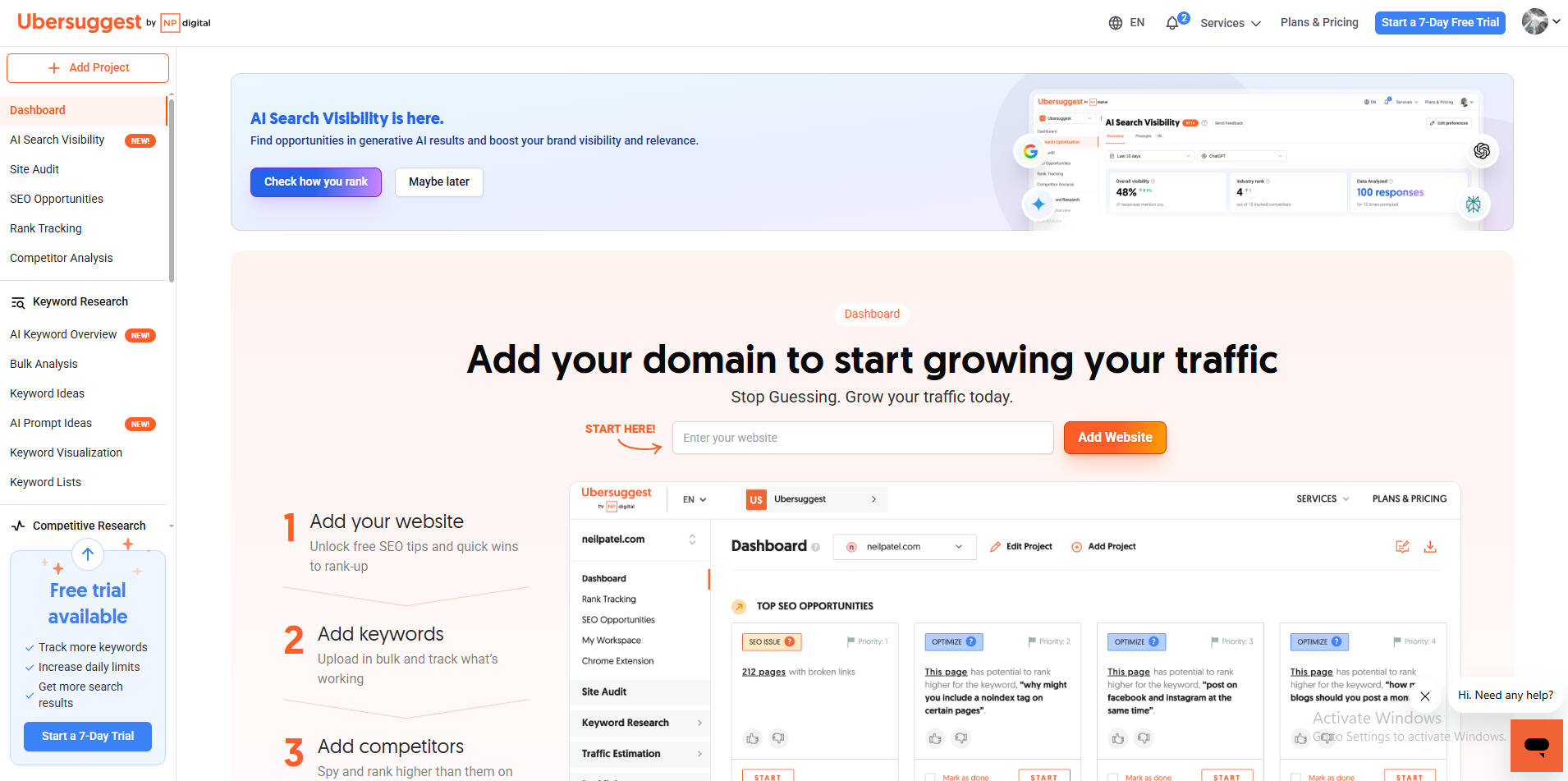 fitur-fitur ubersuggest