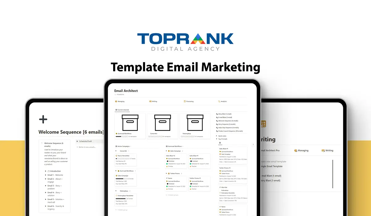template email marketing