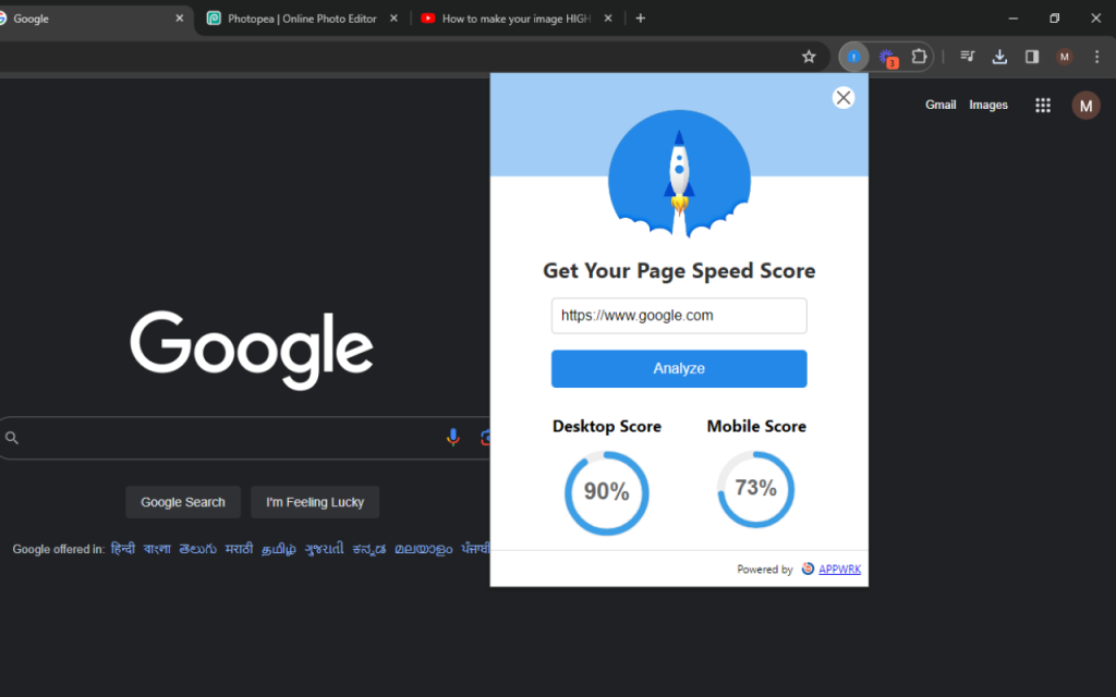 Pagespeed Insights